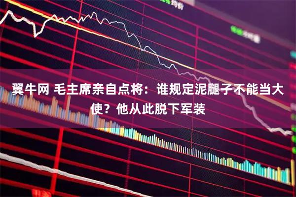 翼牛网 毛主席亲自点将:谁规定泥腿子不能当大使?他从此脱下军装