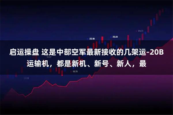 启运操盘 这是中部空军最新接收的几架运-20B运输机，都是新机、新号、新人，最